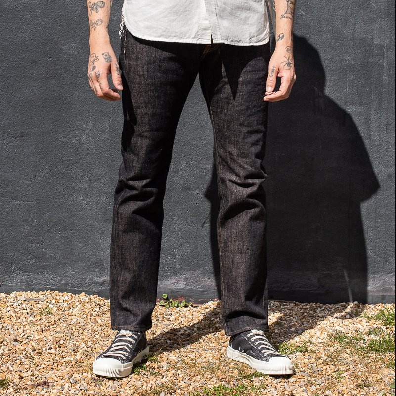 IH-777-SST 21oz Shinayaka Selvedge Denim Slim Tapered Cut Jeans - Indigo - 4