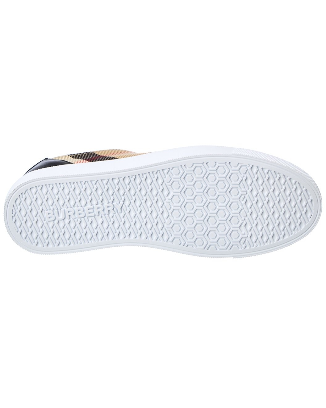 Burberry House Check Canvas & Leather Sneaker - 4