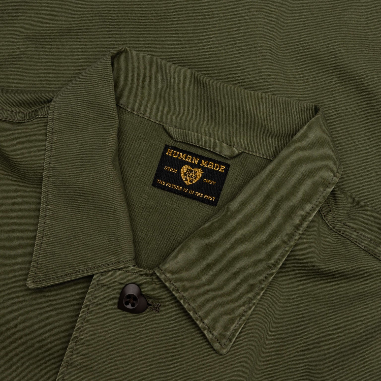 PATCHED MILITARY SHIRT - OLIVE DRAB - 3