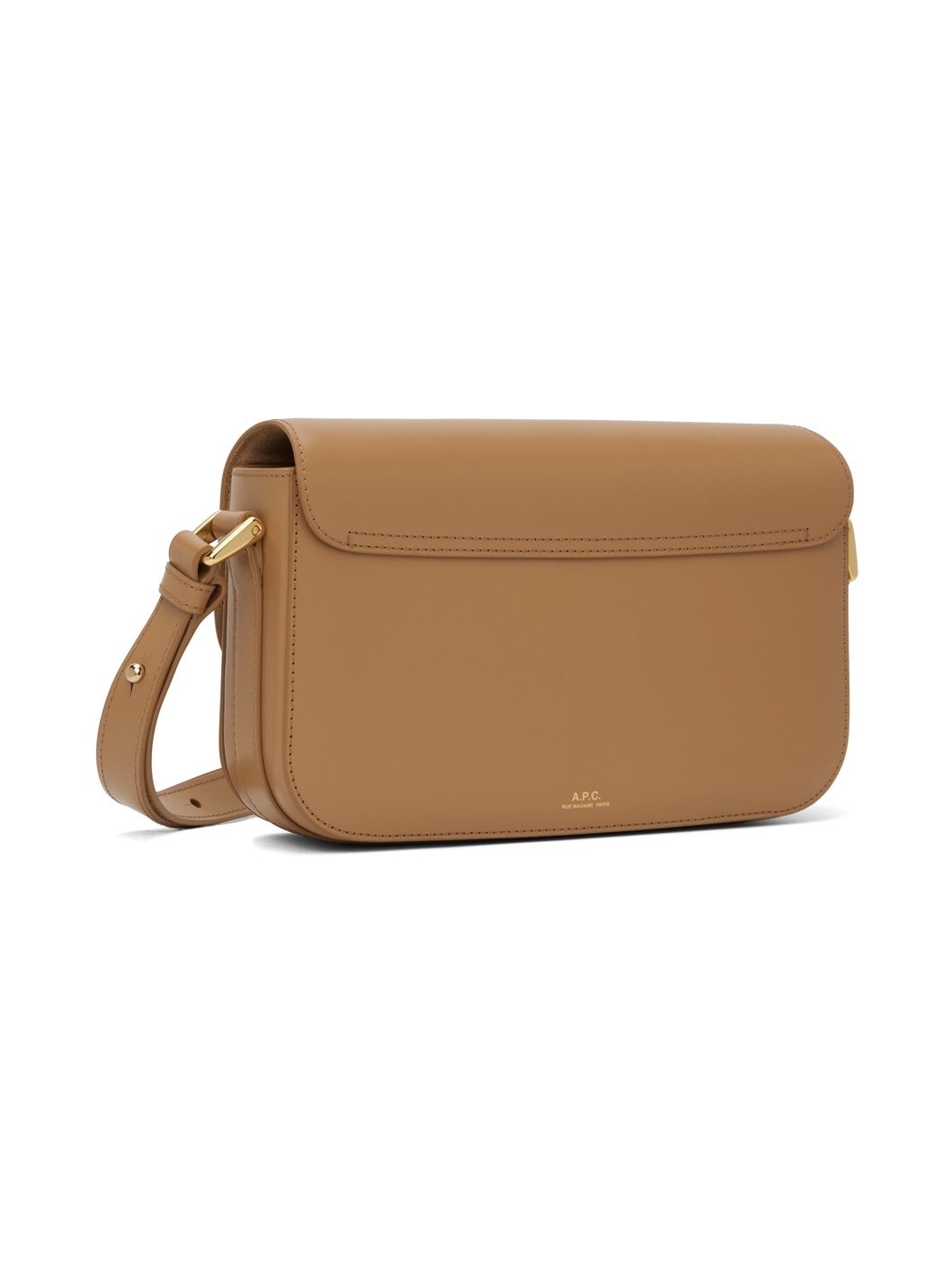 Tan Grace Baguette Bag - 3