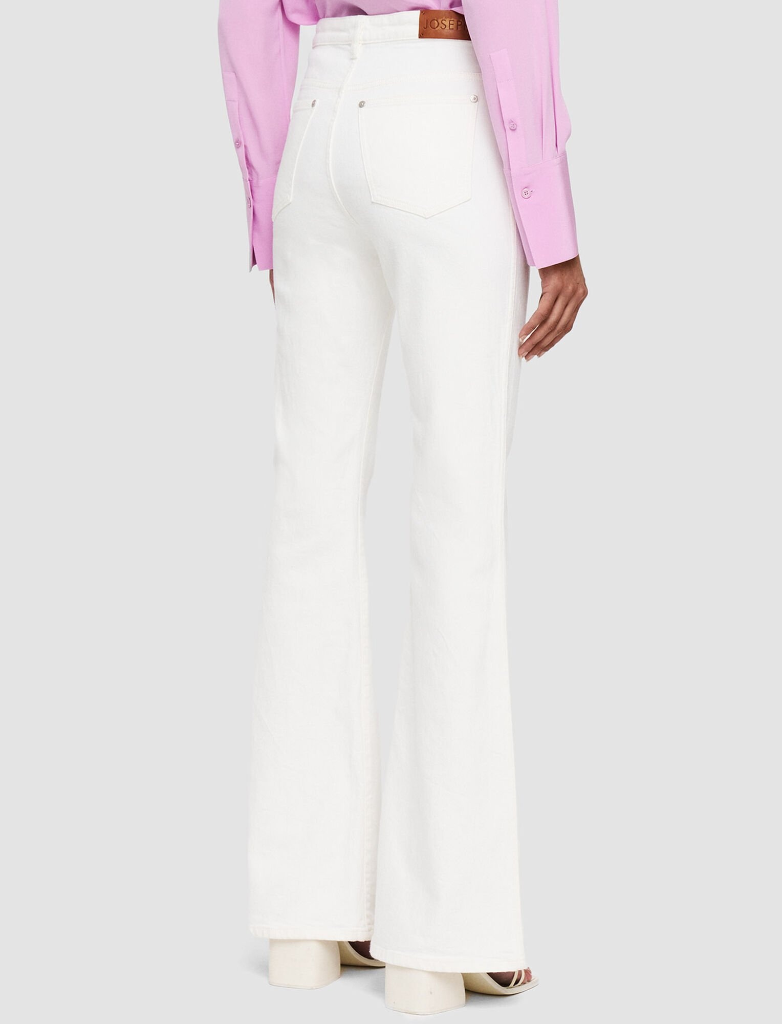 Denim Stretch Bond Trousers - 3