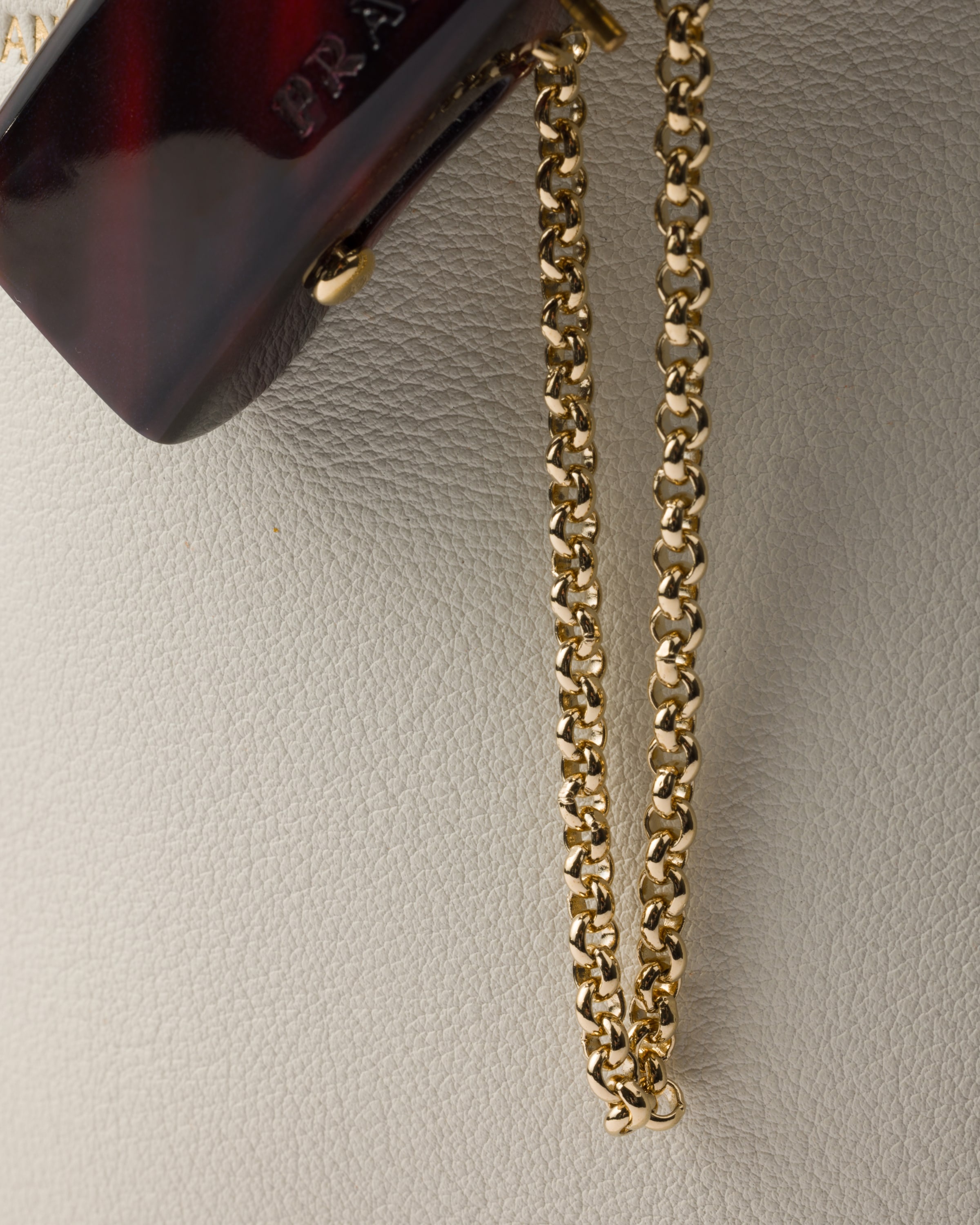 Prada Buckle leather bucket bag with jeweled belt - 6