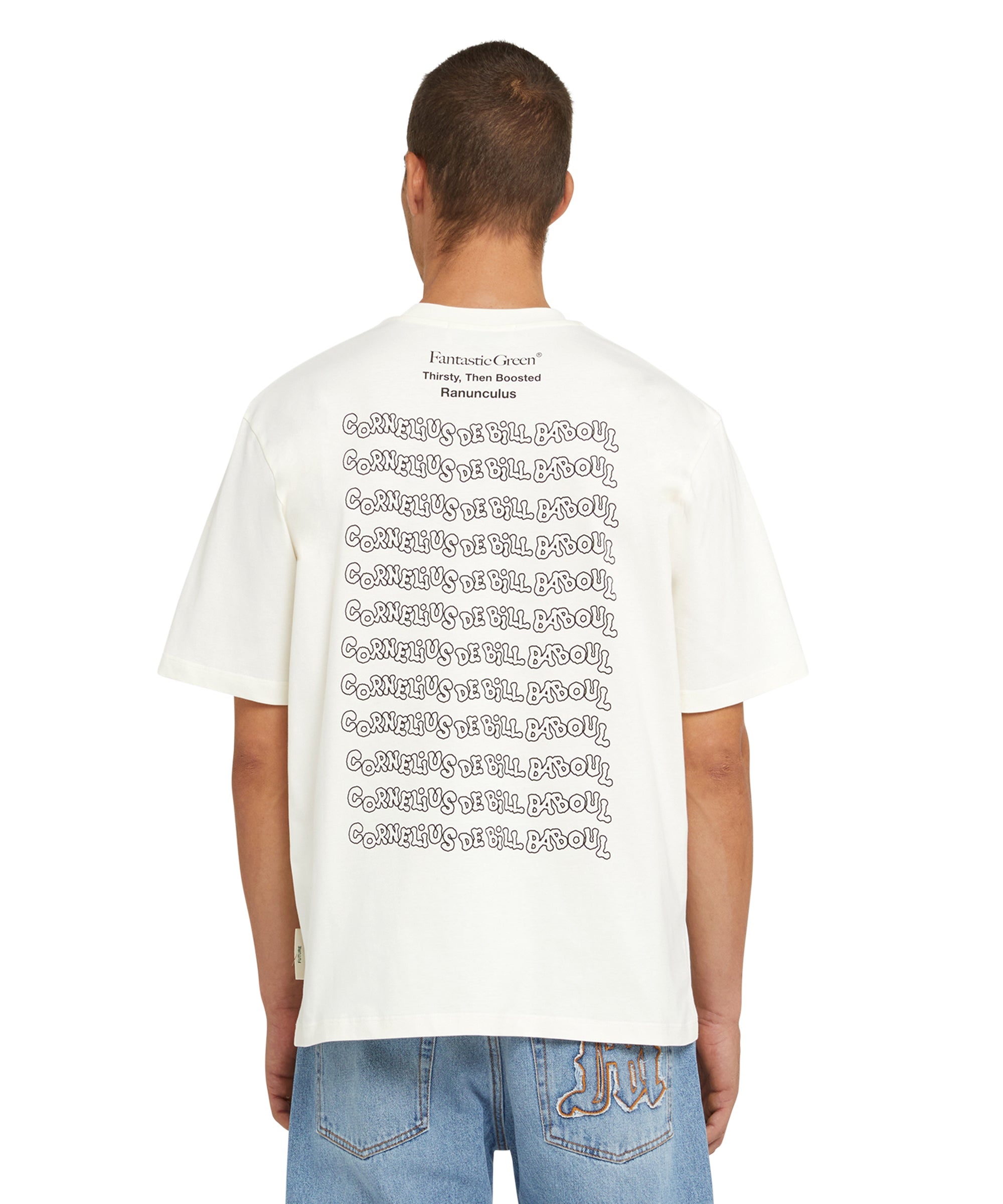Organic cotton crewneck t-shirt from the MSGM Fantastic Green Capsule - 4