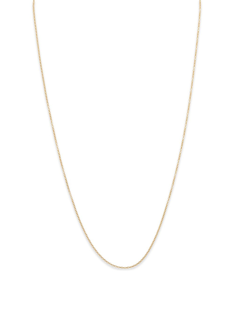 logo charm chain necklace 3