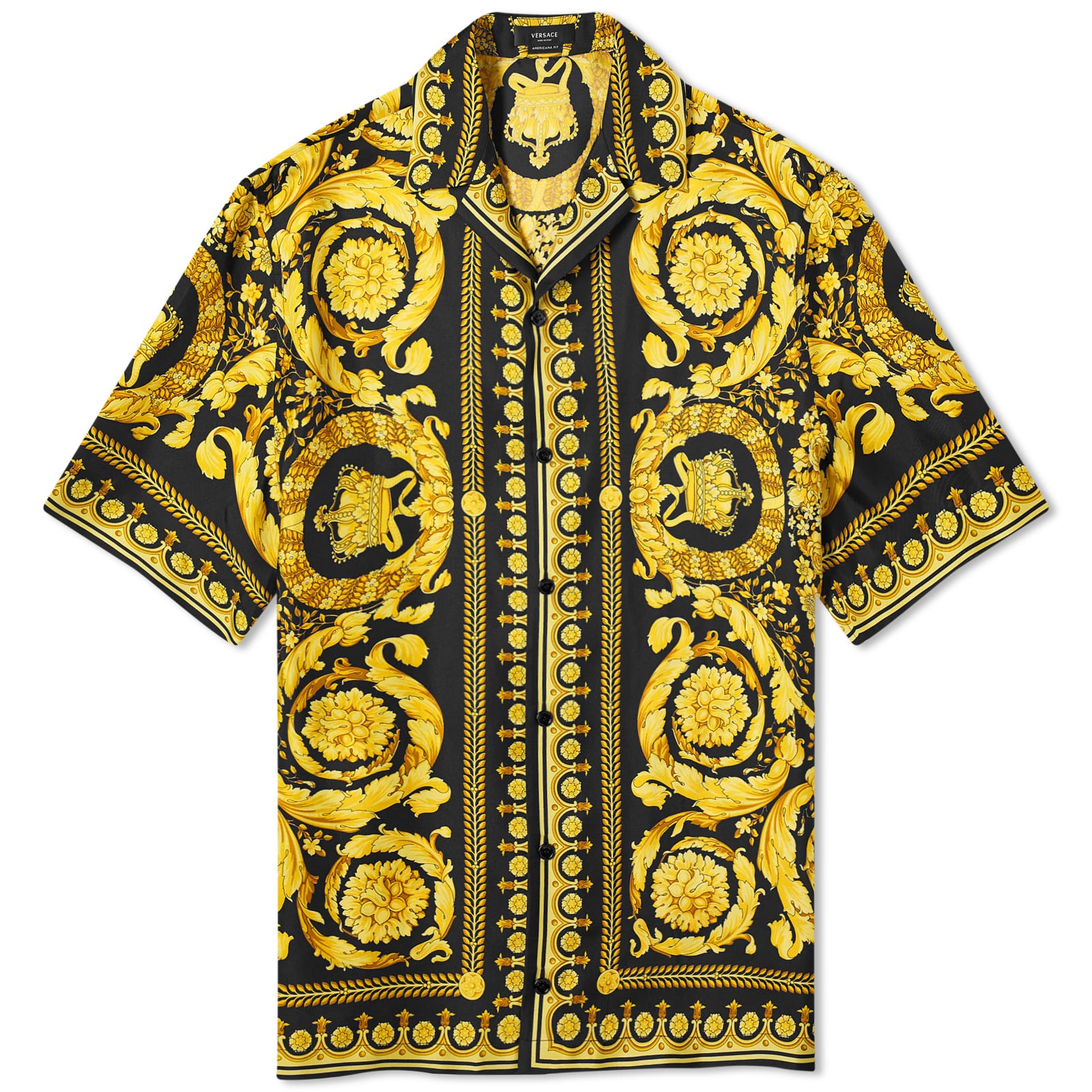 Versace Baroque '92 Silk Vacation Shirt - 1