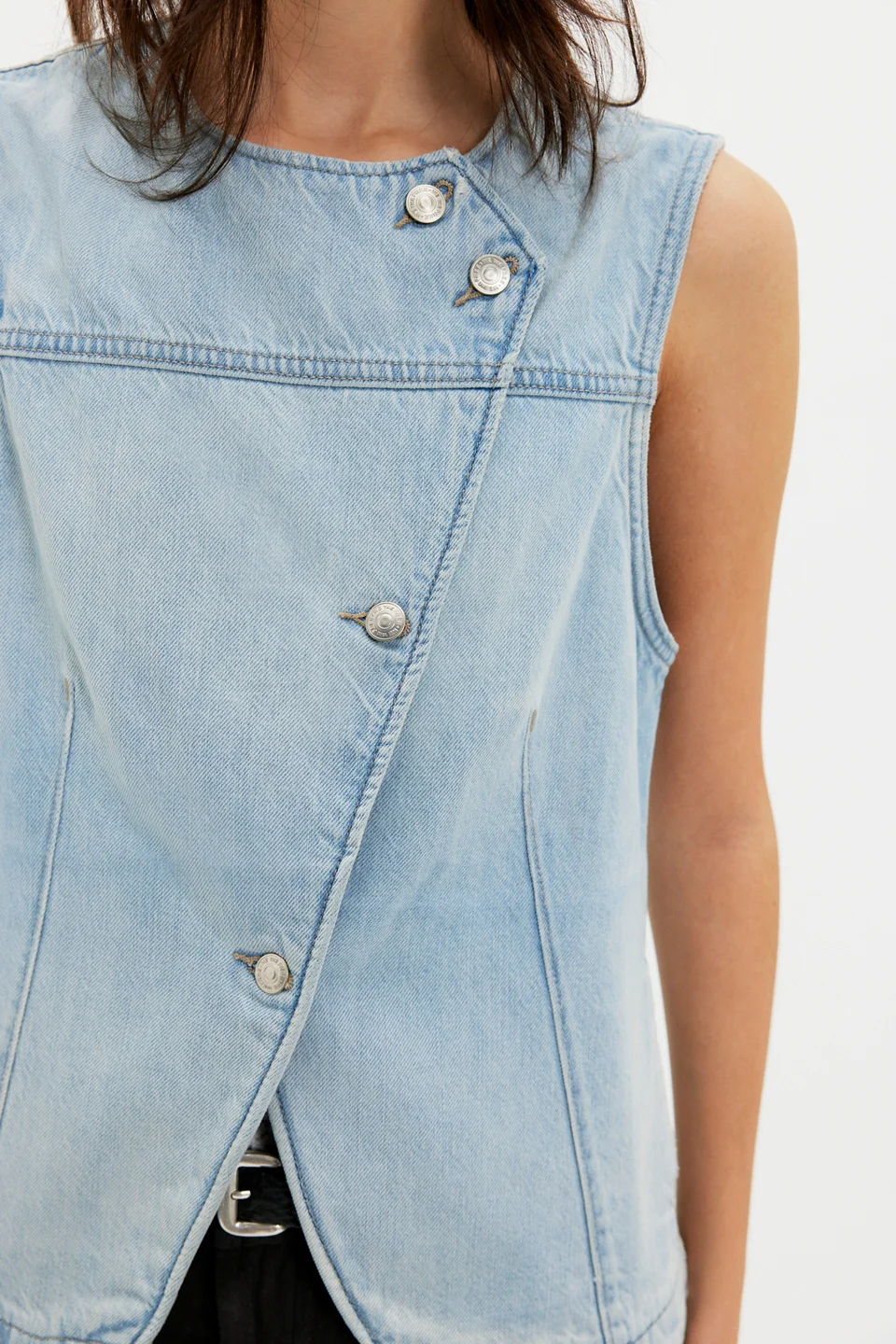 We The Free Maris Denim Vest - 1