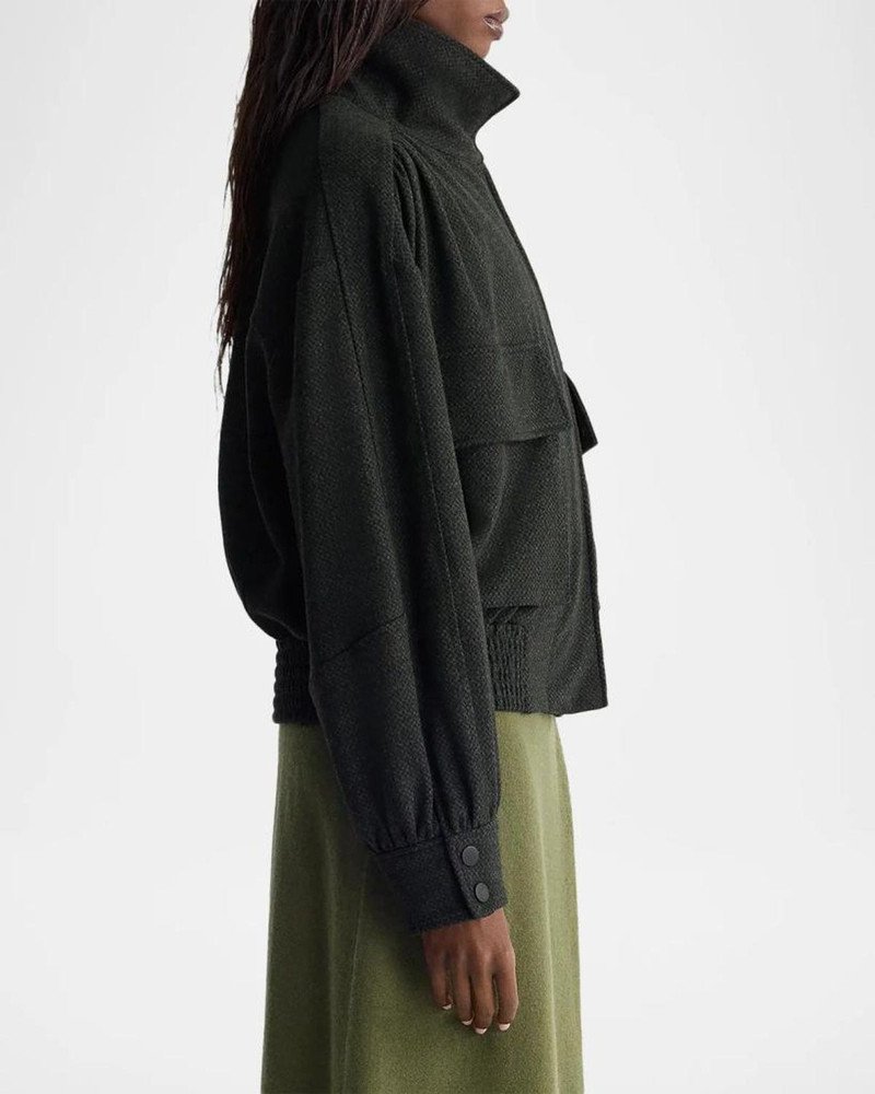 Shay Jacquard Stand-Collar Jacket 5
