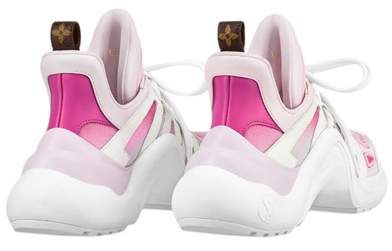 Louis Vuitton (WMNS) LOUIS VUITTON LV Archlight Sneakers 'White Pink' 1A9RUT outlook