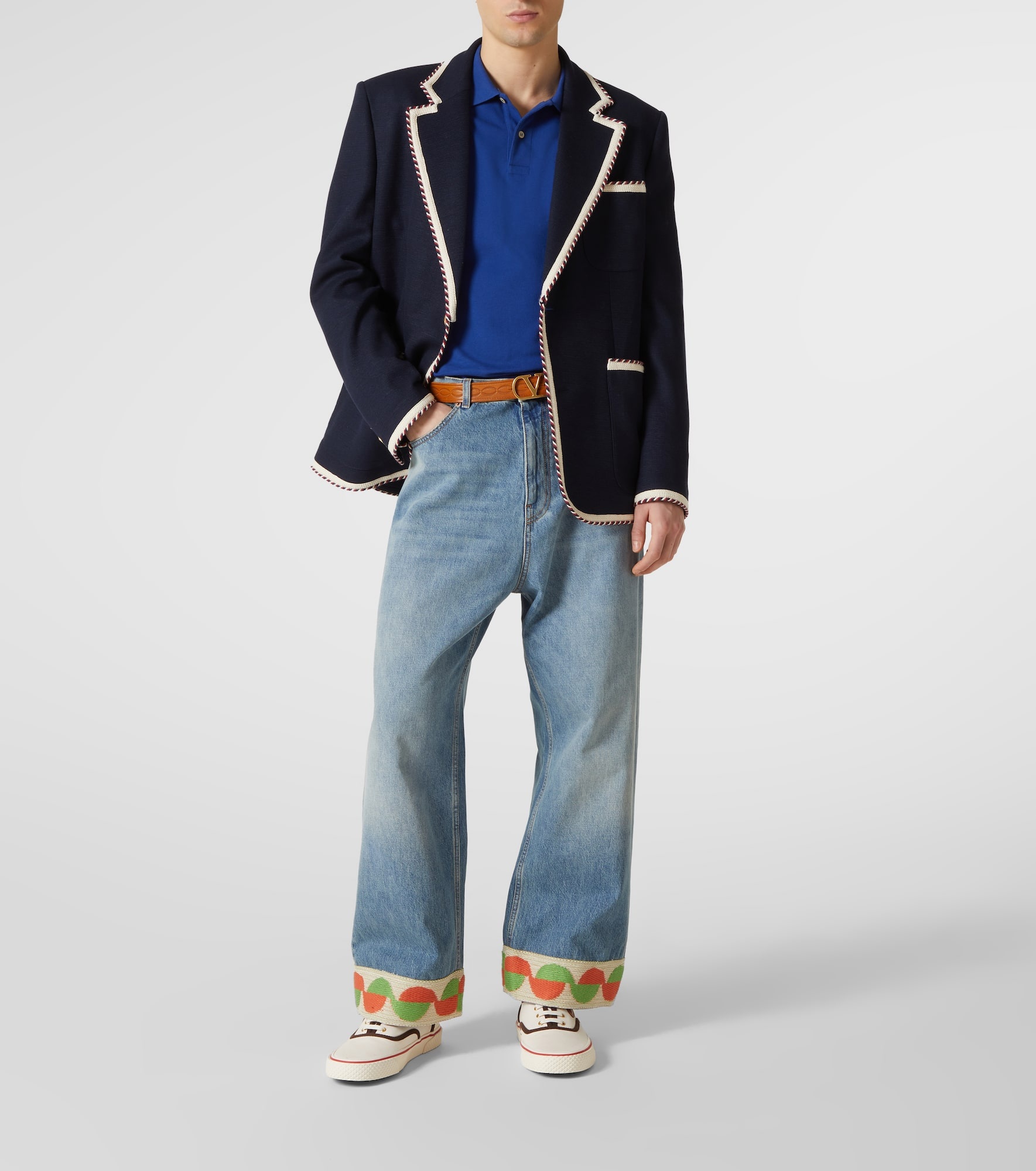 Cotton polo sweater - 2
