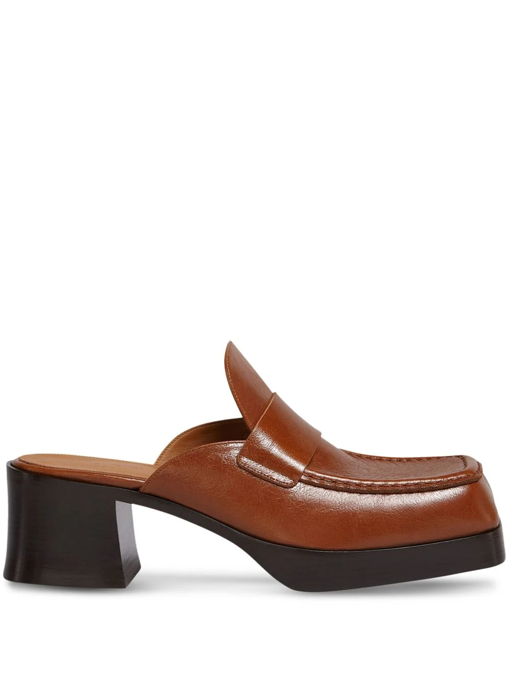 60mm leather mules - 1
