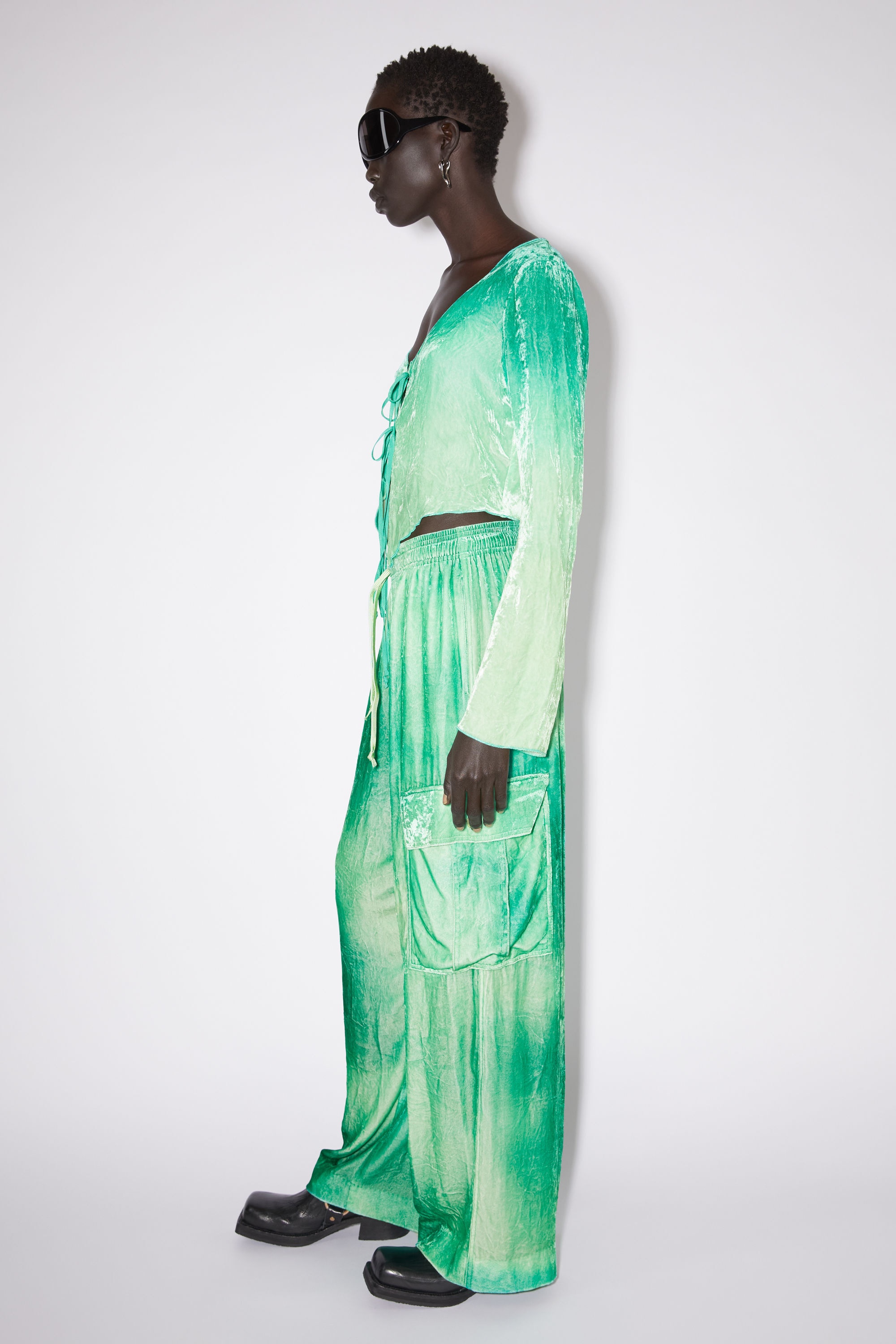 Cargo trousers - Jade green - 5
