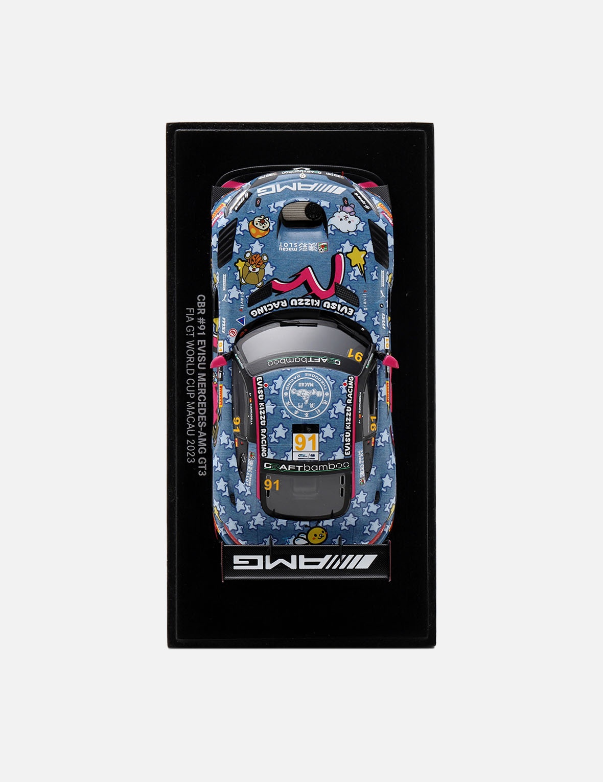 EVISU KIZZU X MERCEDES-AMG GT3 1:43 SCALE MODEL CAR - 9