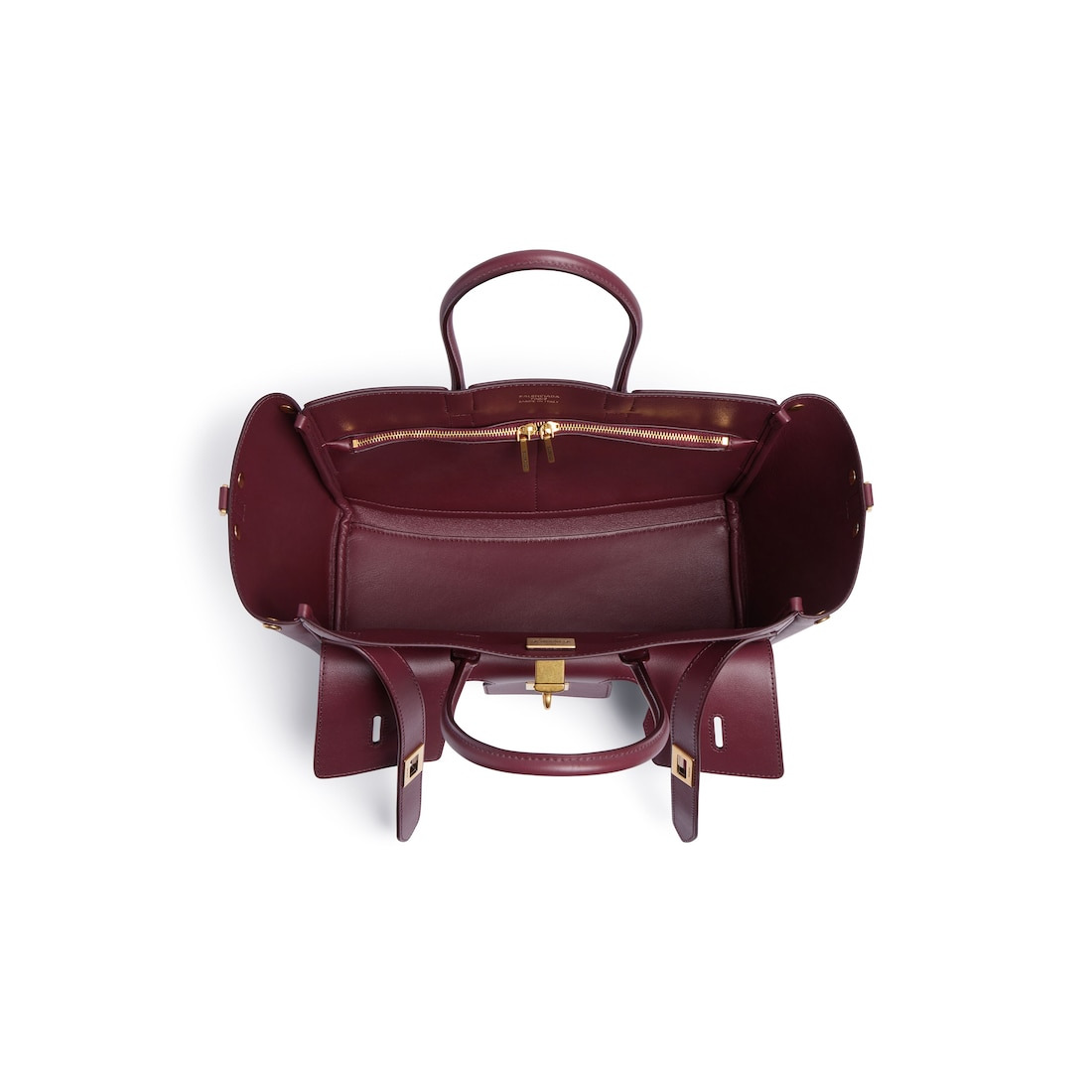Women's Bel Air Small Carry All Bag in Dark Burgundy - 5