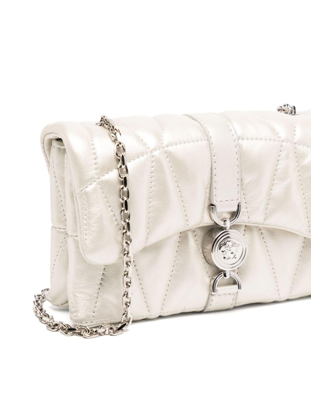 Kleio metallic quilted mini bag - 4