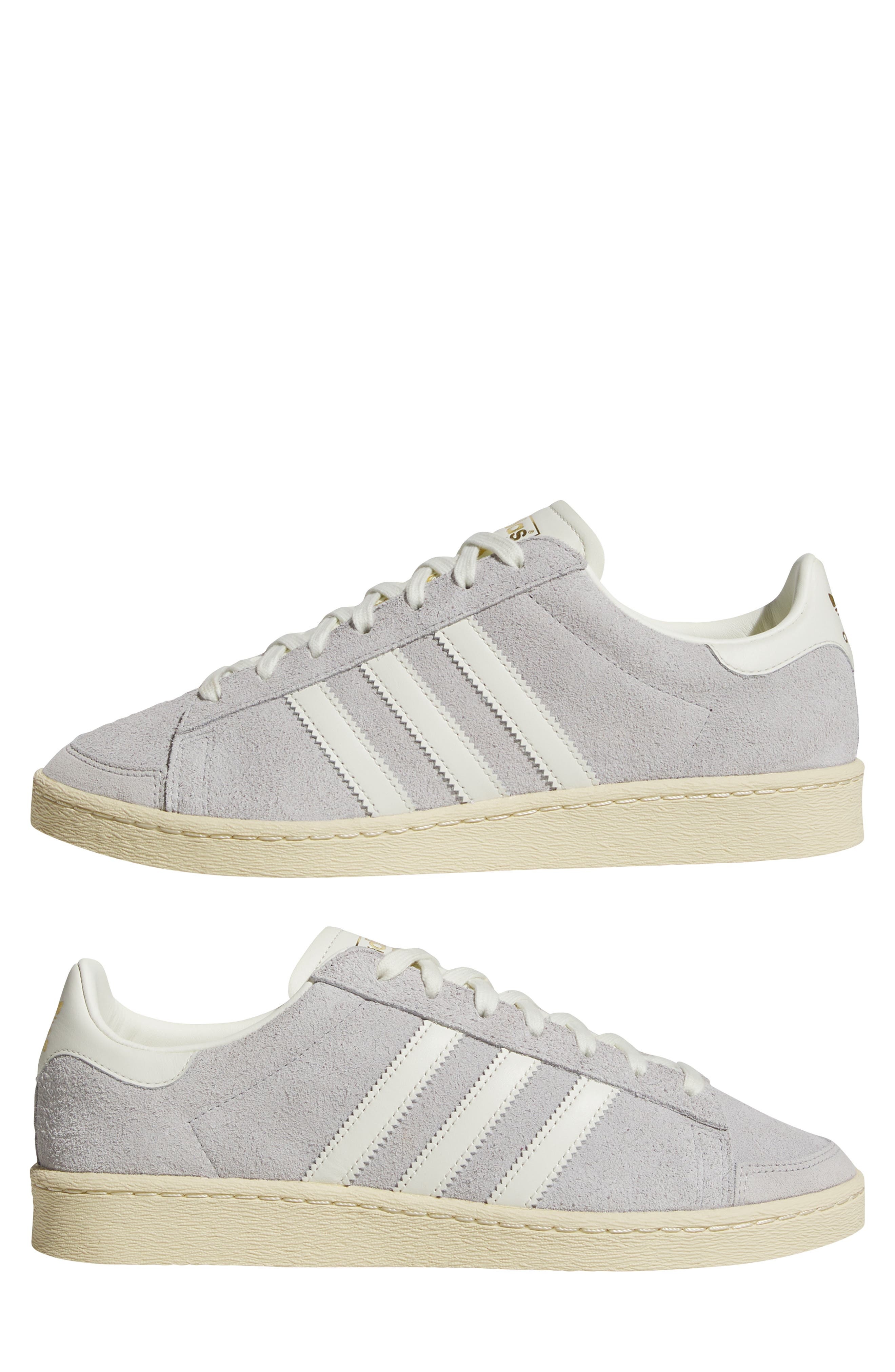 adidas Gender Inclusive Jabbar Low Sneaker in Grey/Ivory/Warm Vanilla at Nordstrom - 7