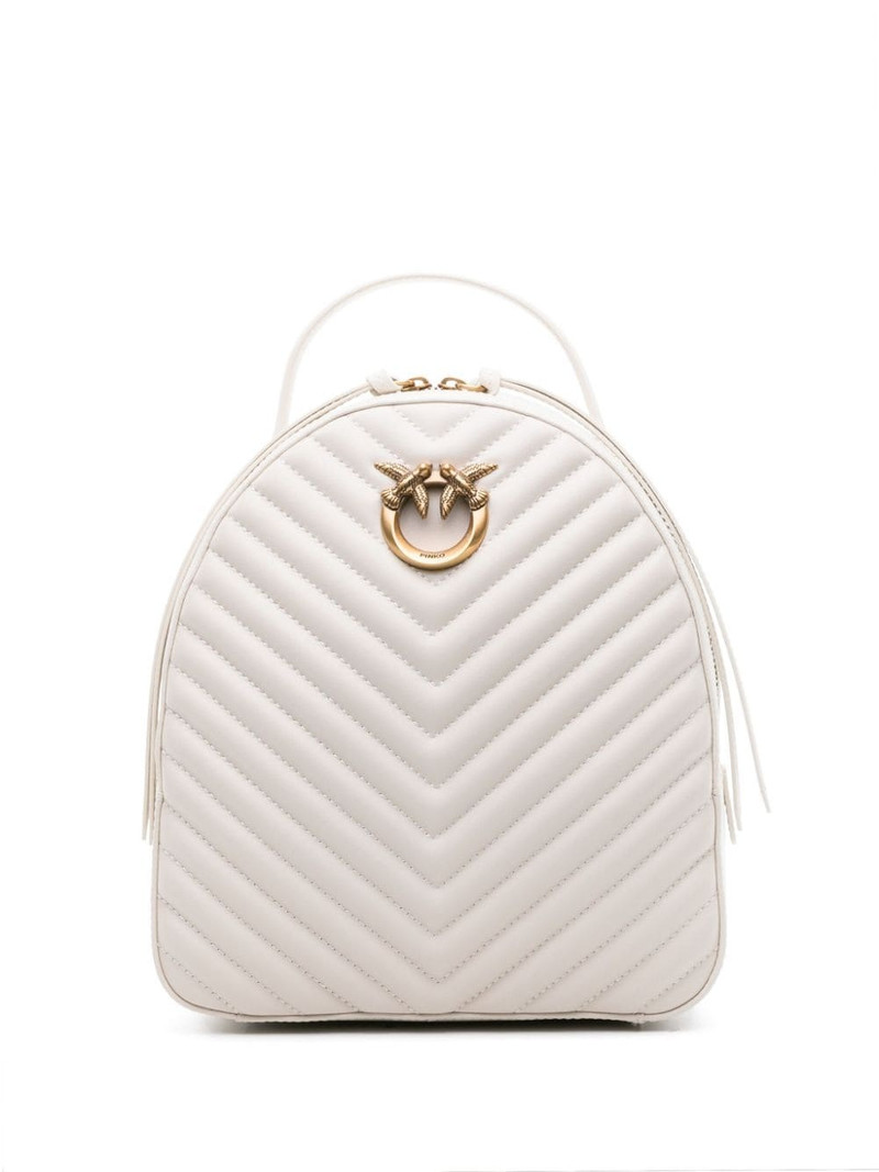 Love Click quilted leather backpack 1