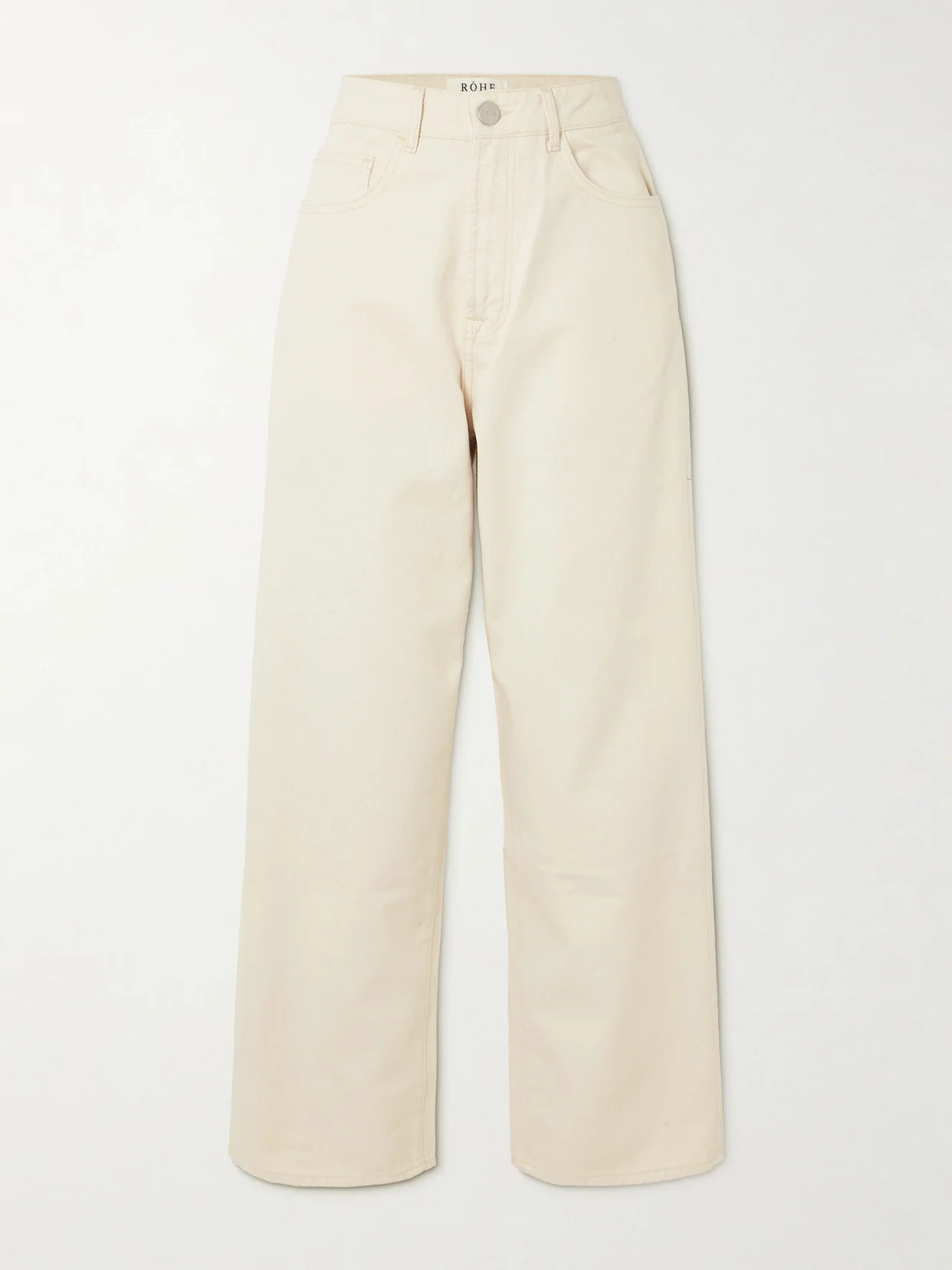 High-rise Wide-leg Jeans - 1