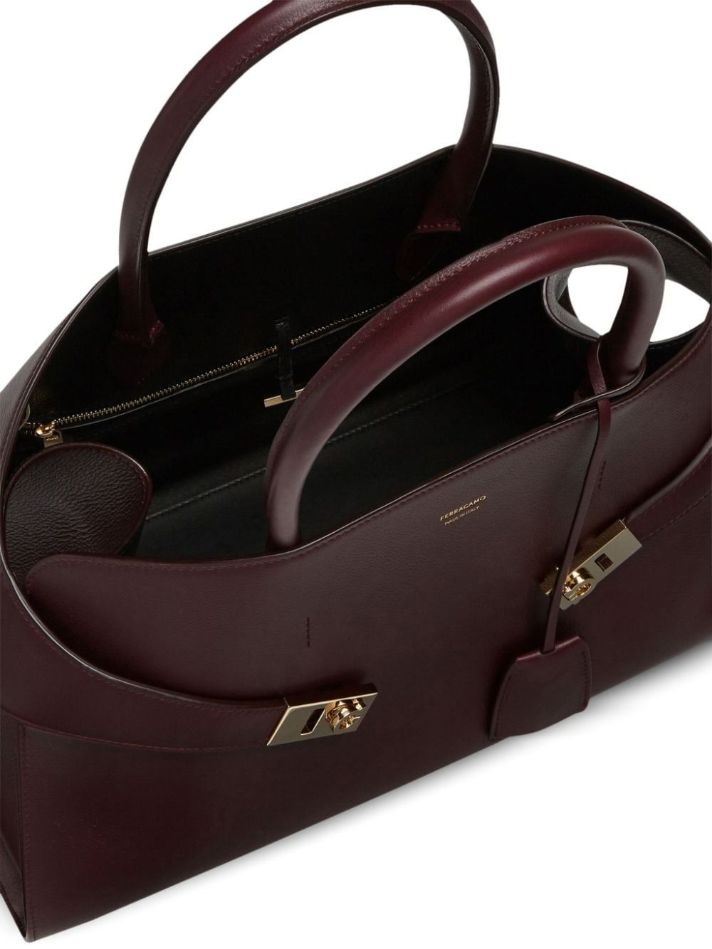 medium Hug leather tote - 5
