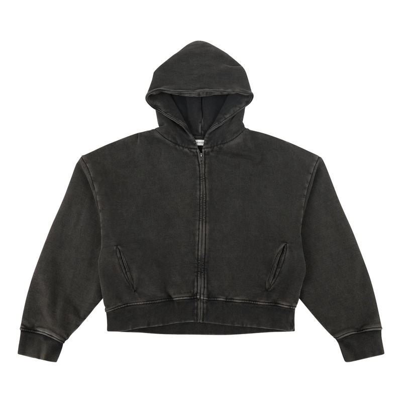 THERMAL HOOD WASHED BLACK 1