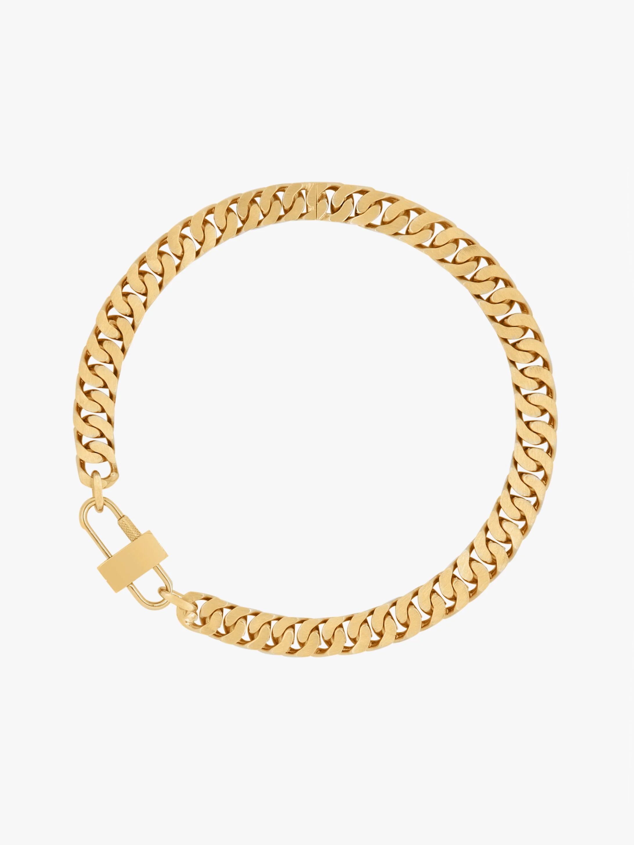 G CHAIN LOCK NECKLACE - 2