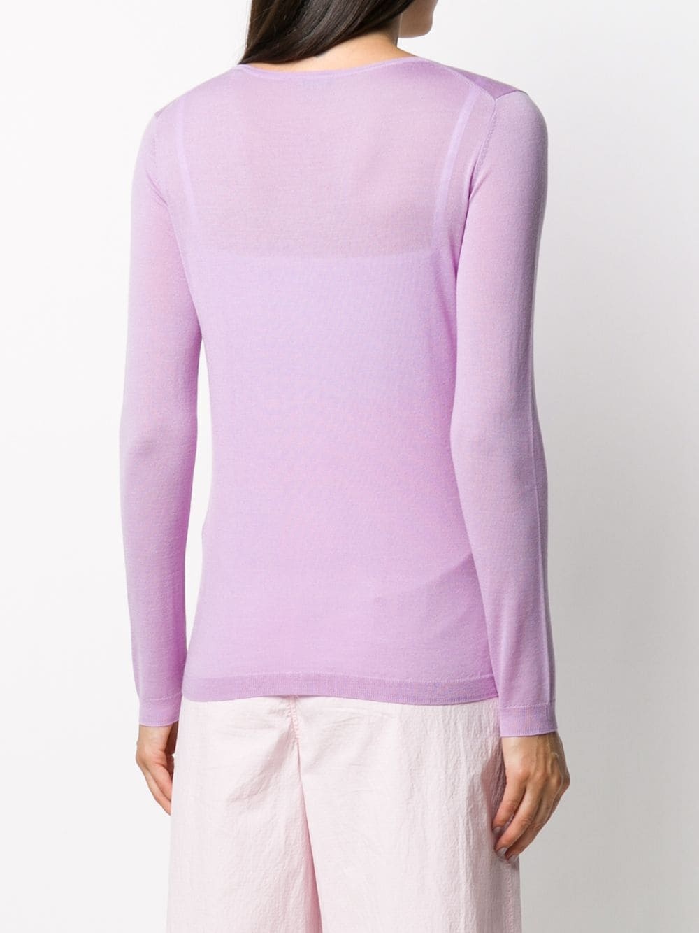 v-neck pull over jumper - 4