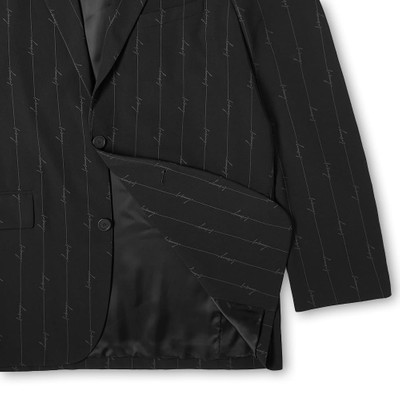 BALENCIAGA Balenciaga Signature Logo Boxy Suit Jacket outlook