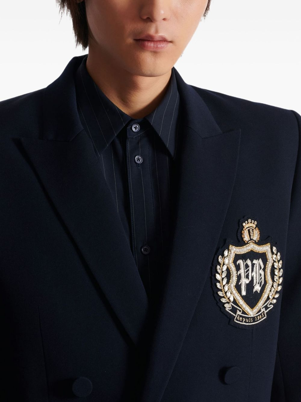 double-breasted blazer - 5