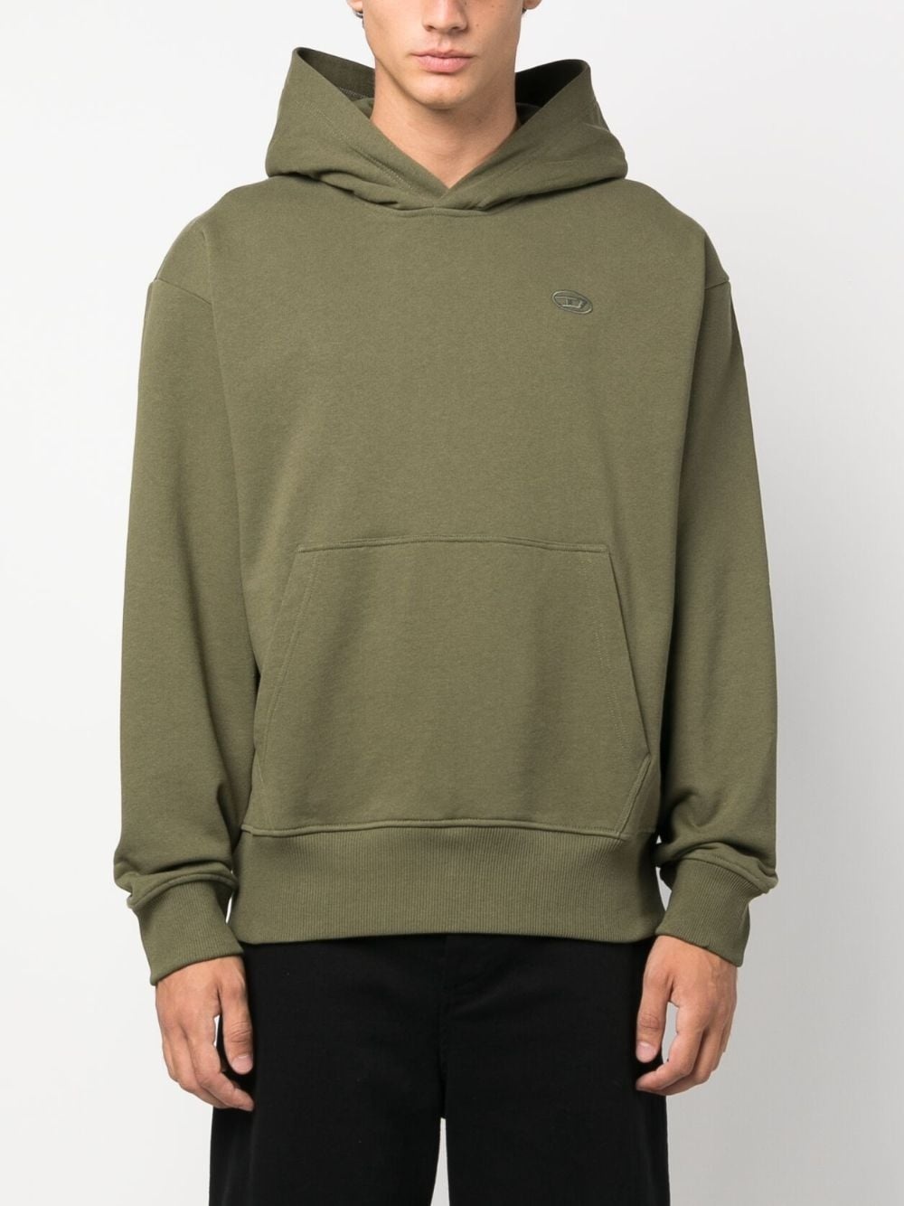 Macs logo-embroidered cotton hoodie - 3