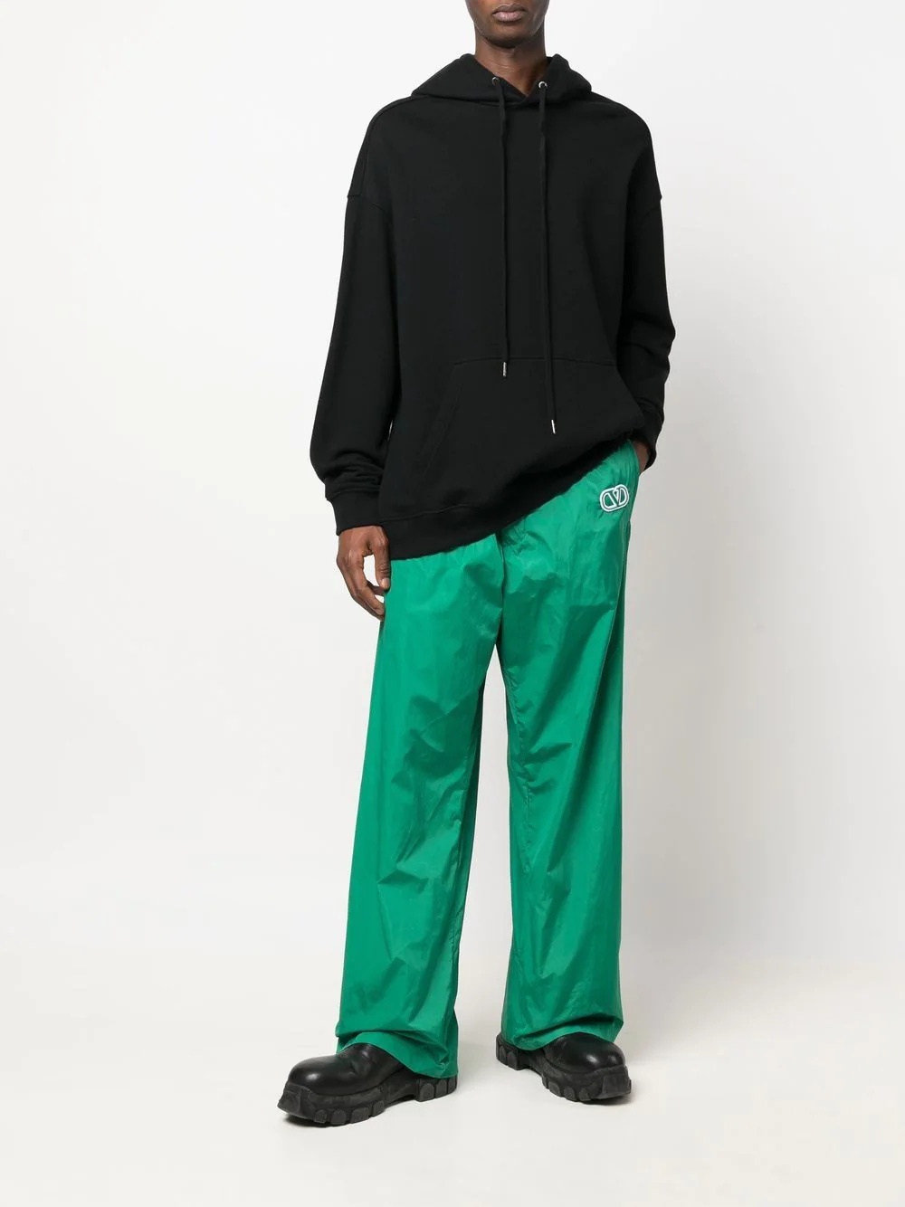 side-stripe technical trousers - 2