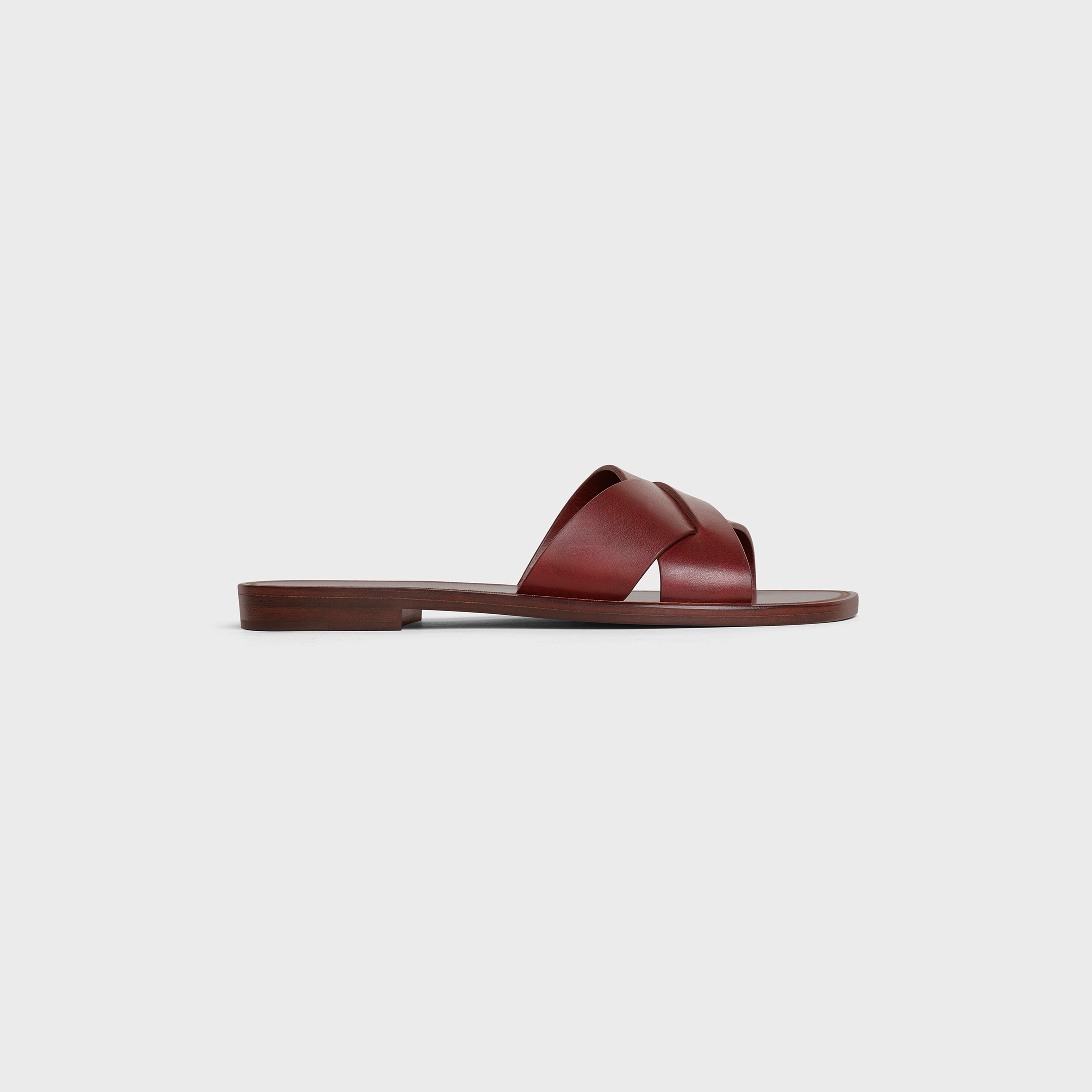 CELINE LERINS CRISS CROSS SLIDES  IN  VEGETAL CALFSKIN - 1