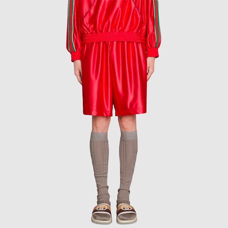 Gucci SS21 Side Hem Shorts 'Red' 659460-XJDI9-6429 - 2