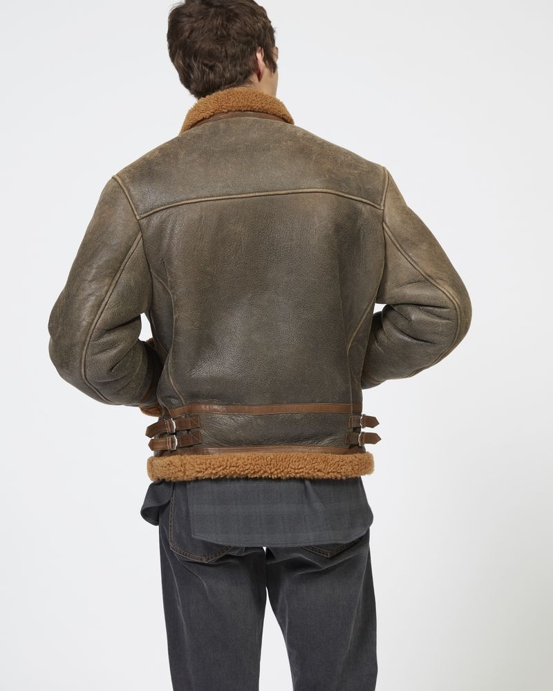 ANDERS shearling jacket - 5