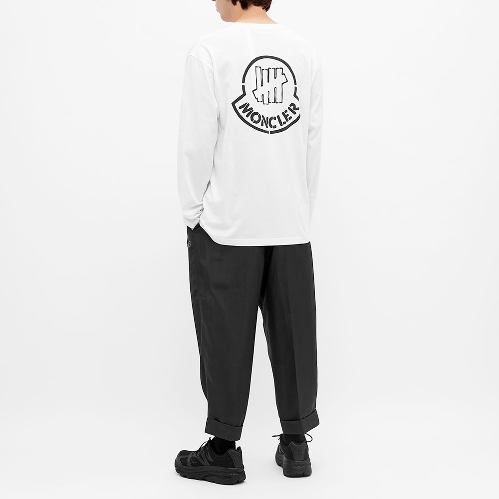 Moncler Genius 2 Moncler 1952 x Undefeated Long Sleeve Front and Back Logo Print Tee - 6