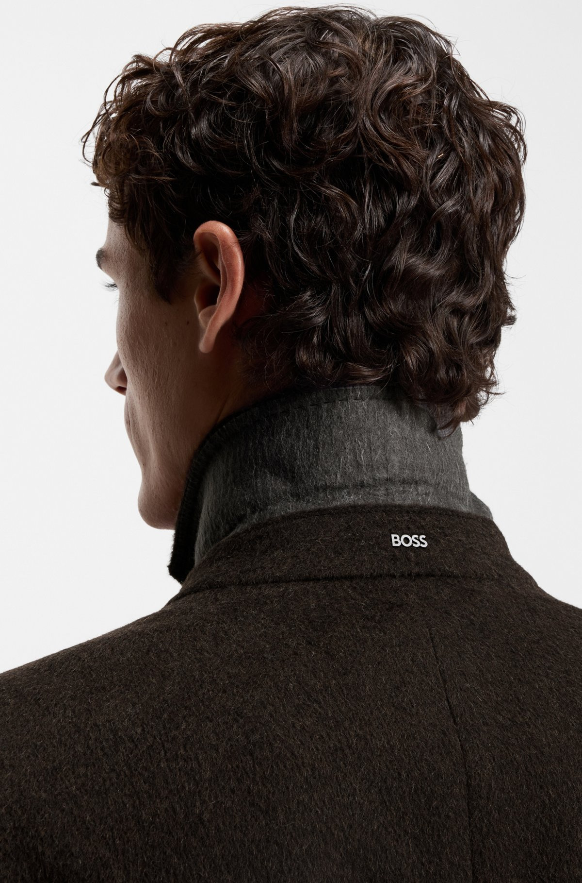 DOUBLE-BREASTED COAT IN AN ALPACA BLEND - 6
