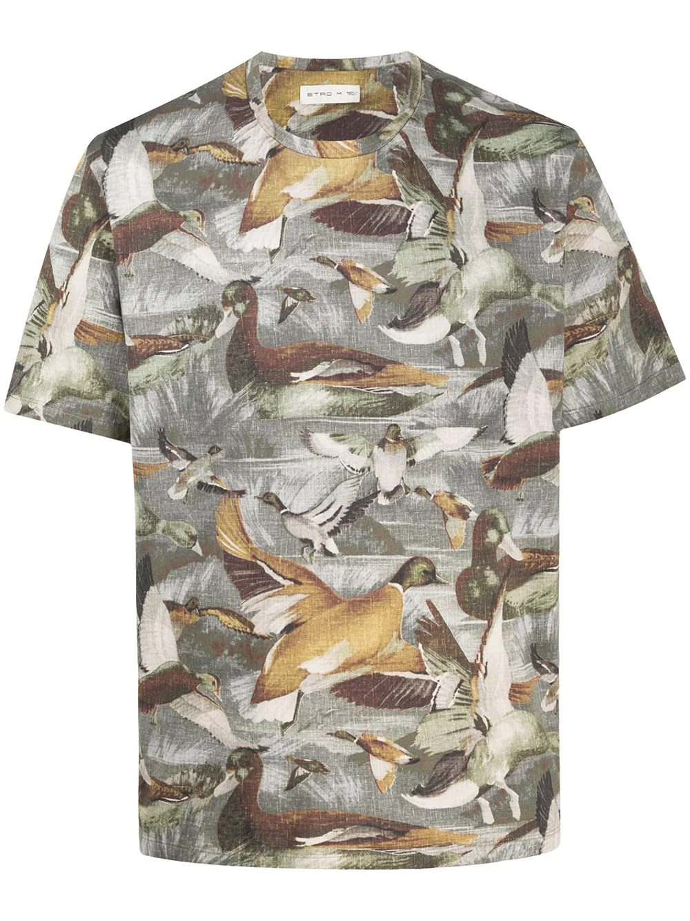 duck print T-shirt - 1