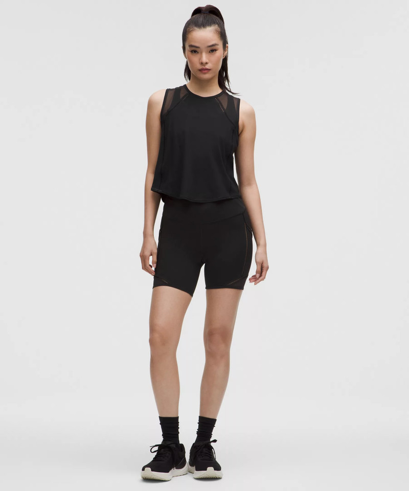 lululemon Fast and Free High-Rise Lace Trim Short 6" *5 Pocket outlook