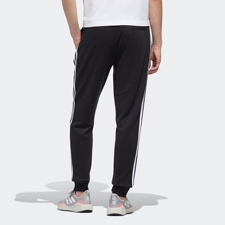 adidas neo M Essential 3-Stripes Pants - Black GJ8905 - 4