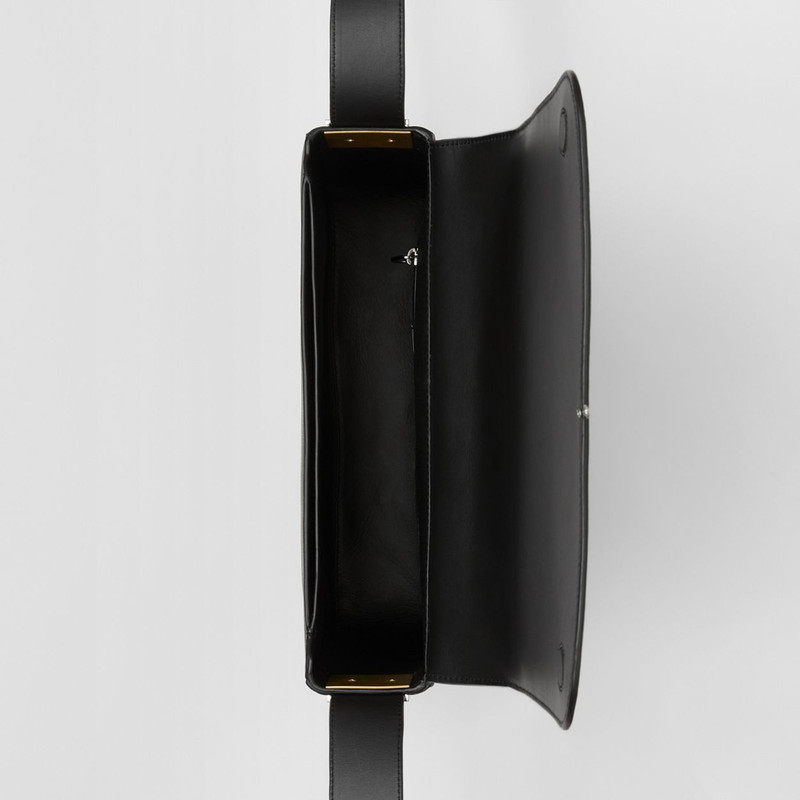 Small Grainy Leather Messenger Bag 5