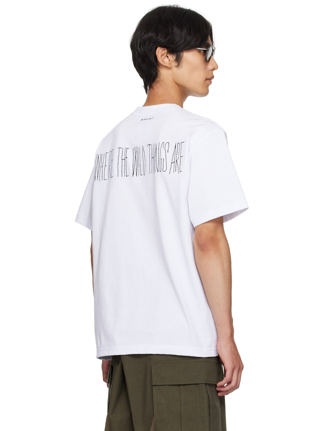 White 'Where The Wild Things Are' Cotton T-shirt - 3