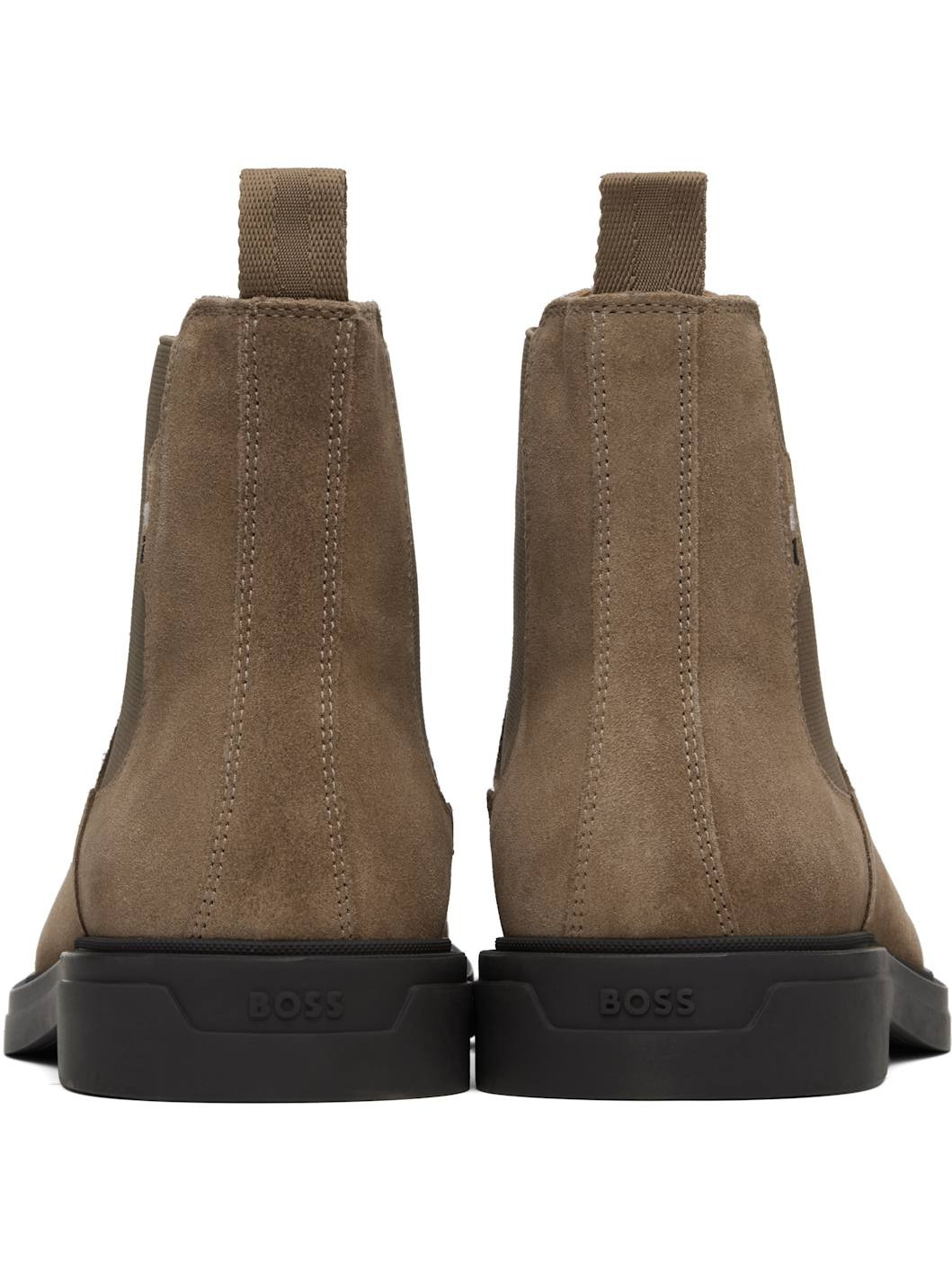Brown Suede Chelsea Boots - 2