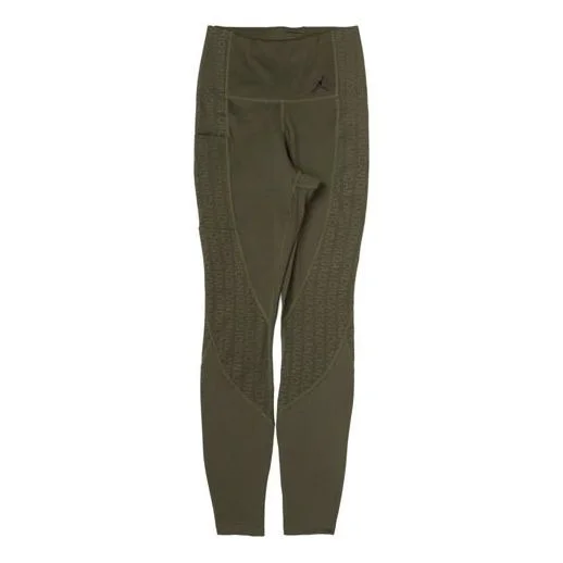 (WMNS) Air Jordan Legging Cargo 'ArmyGreen' CQ6676-325 - 1