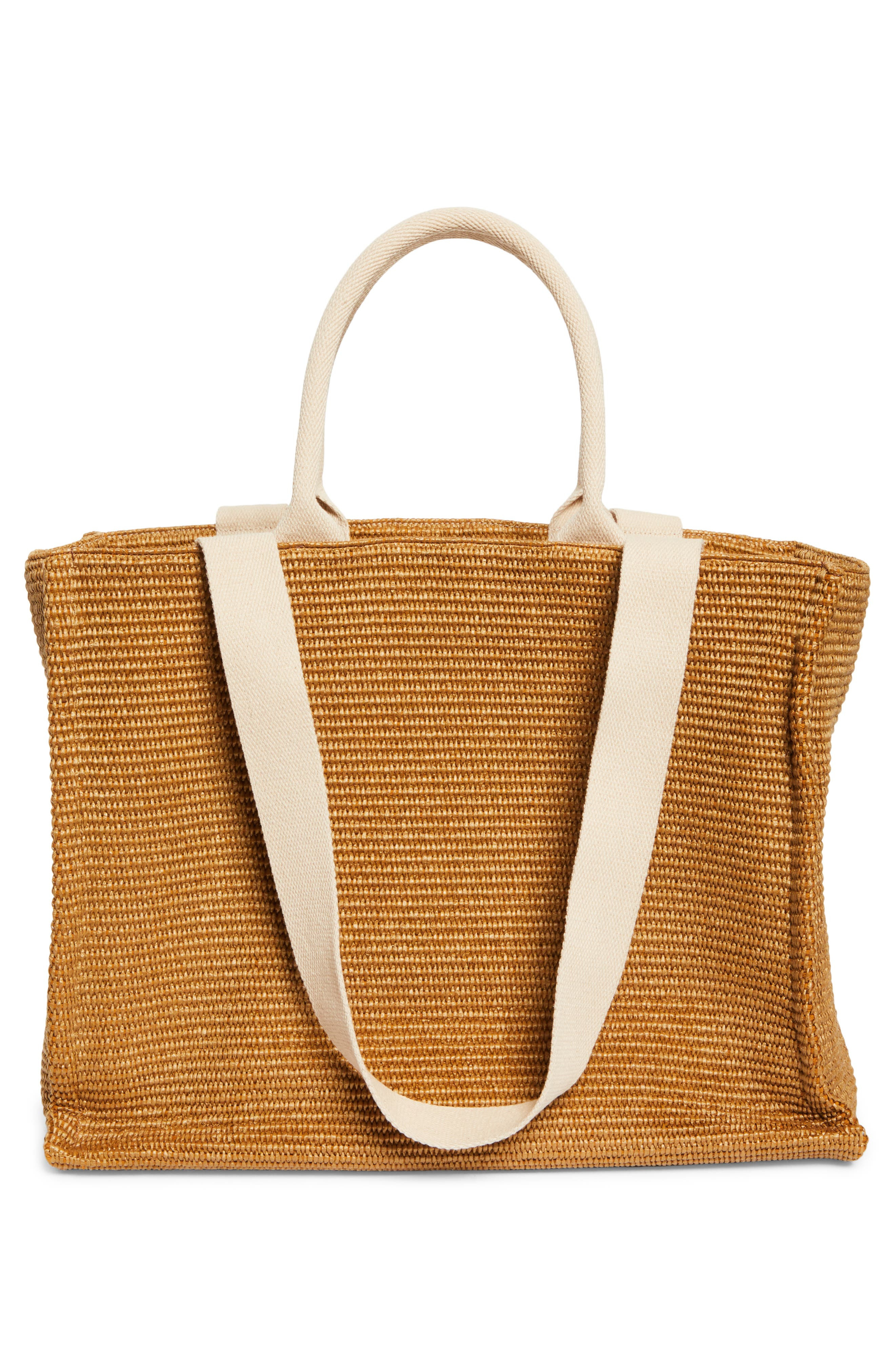 Marni Large Floral Embroidered Tote in Natural at Nordstrom - 4