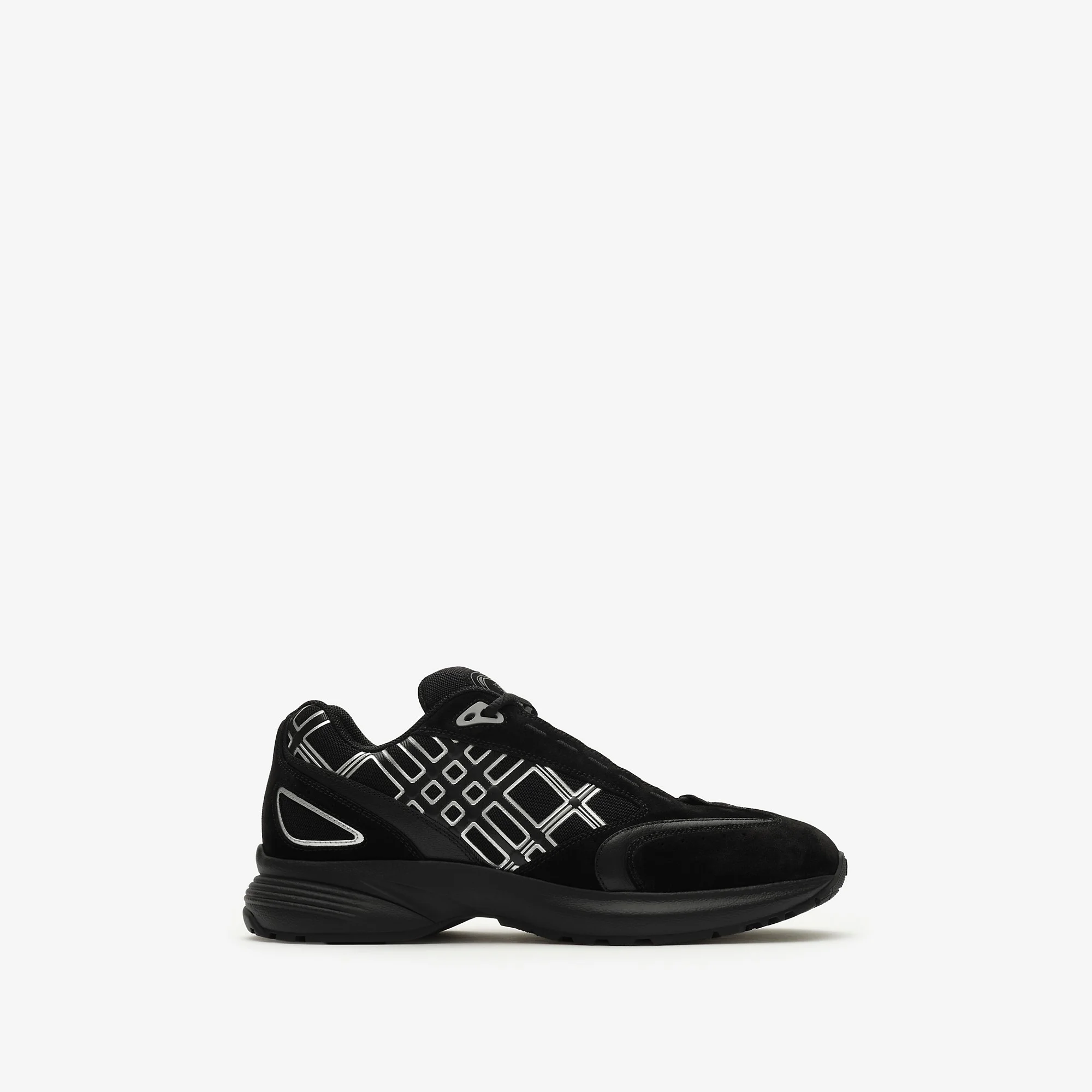 Nylon, Suede and Leather Eclipse Sneakers - 1