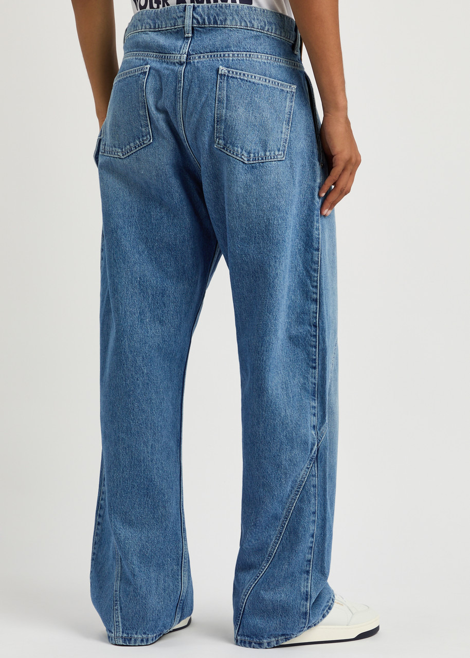 JW Anderson Twisted Wide-leg Jeans - 3