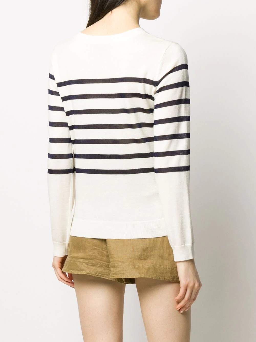 Cordelia striped slim-fit jumper - 4