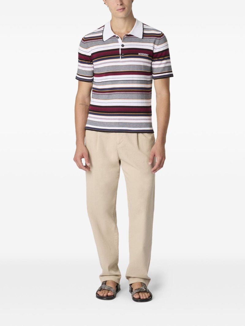 Missoni logo-embroidered polo shirt outlook