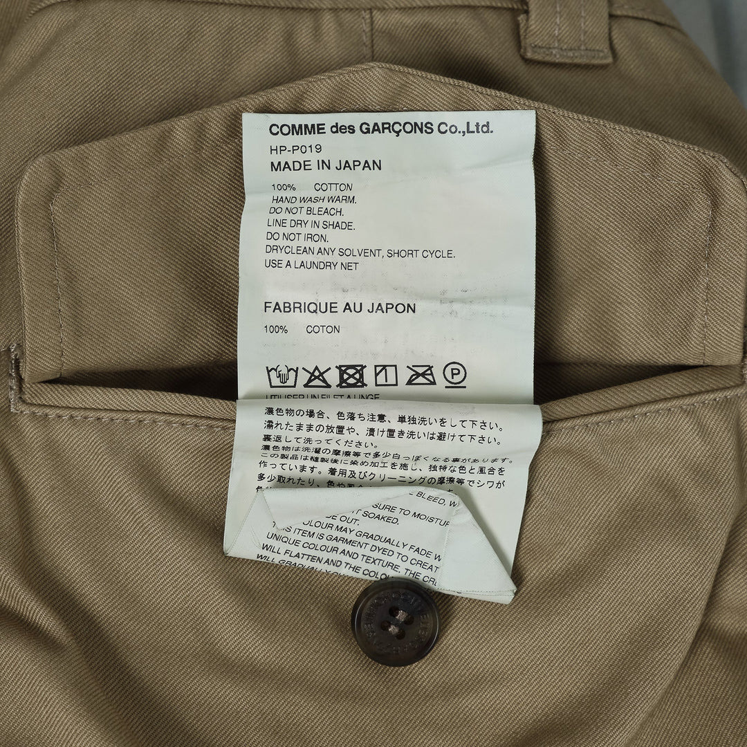 Cotton Chino Cloth Garment Dye Pants - 3