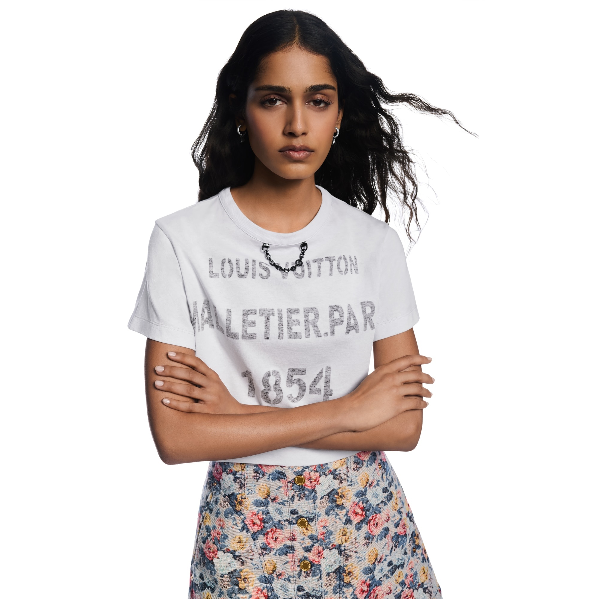 Stencil Signature Crop Top - 4