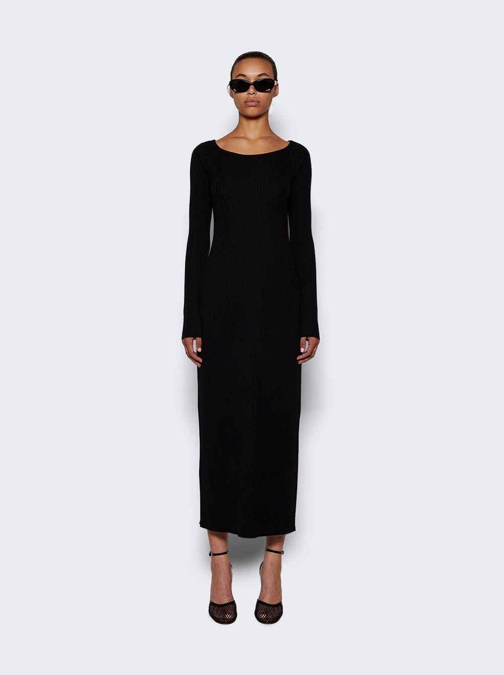Anoush Knitted Dress Black - 3