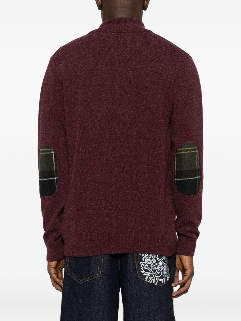high-neck half-zip sweater 4